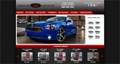Desktop Screenshot of legendmotors3michigan.com
