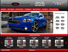 Tablet Screenshot of legendmotors3michigan.com